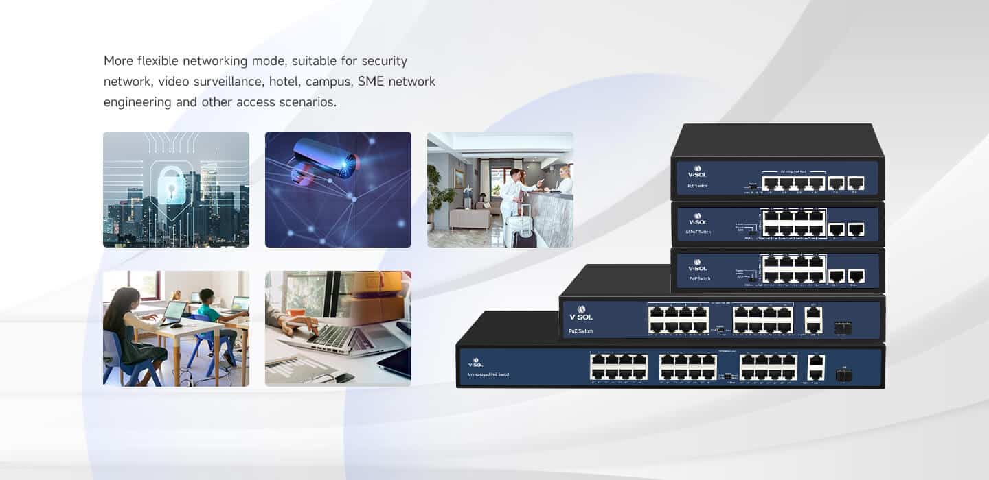 V10XX Series Unmanaged PoE Switch High-Cost Performance